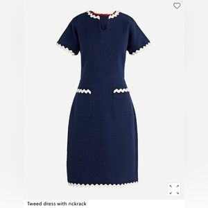 Tweed J. Crew Summer A-line Dress